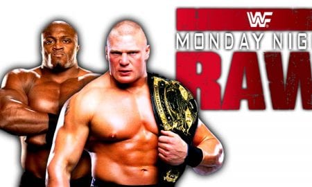Brock Lesnar Bobby Lashley RAW 2018