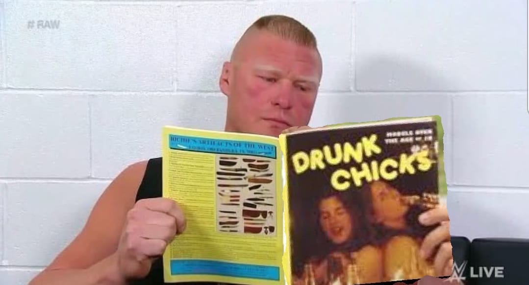 Brock Lesnar Reading A Book Meme 2