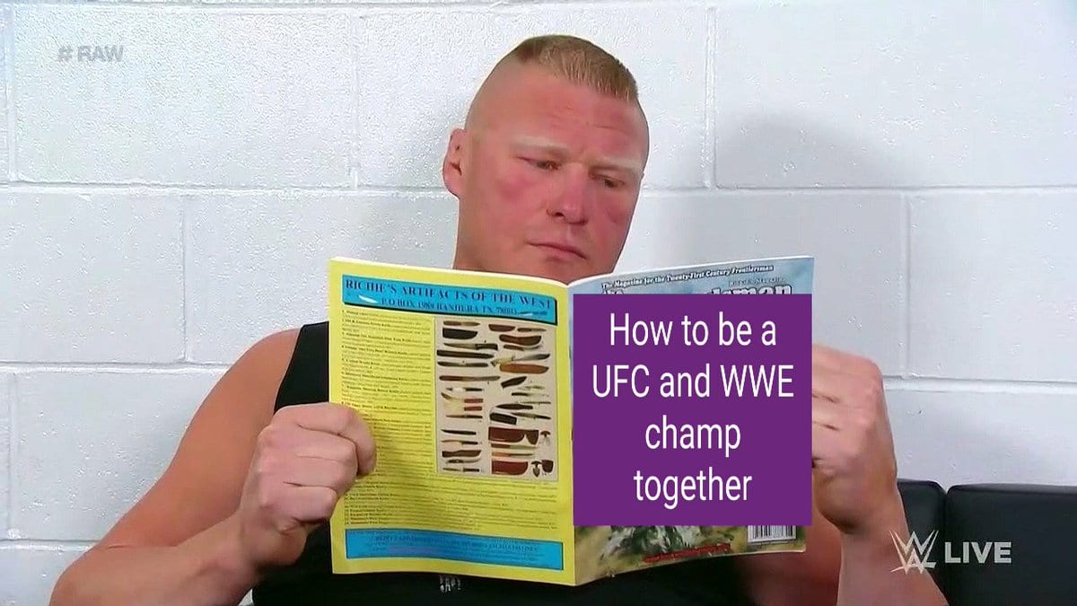 Brock Lesnar Reading A Book Meme 4