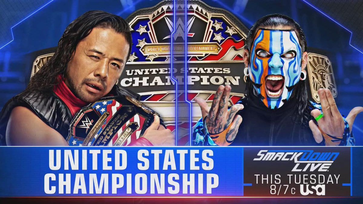 Jeff Hardy Shinsuke Nakamura United States Championship Rematch SmackDown Live