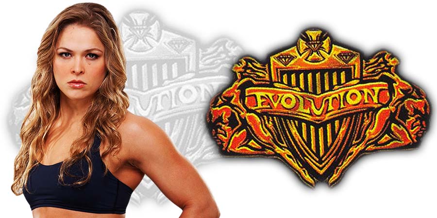 Ronda Rousey WWE Evolution 2018 PPV