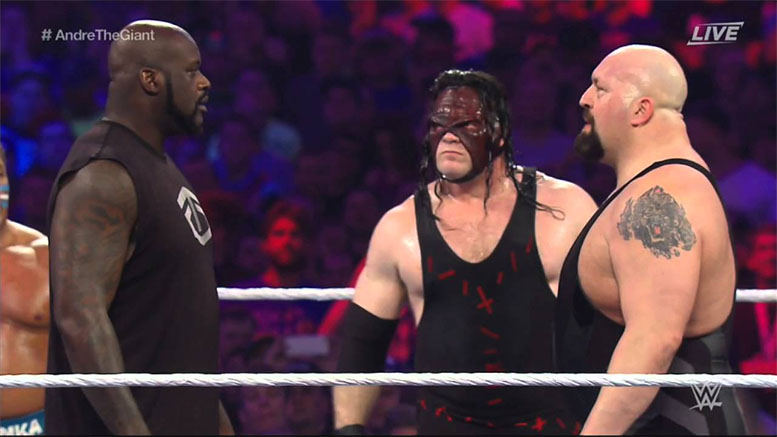 Shaquille O'Neal Big Show Kane WrestleMania 32