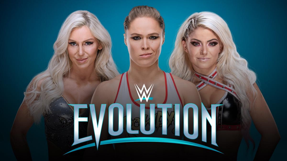 WWE Evolution 2018 PPV - Ronda Rousey, Charlotte Flair, Alexa Bliss