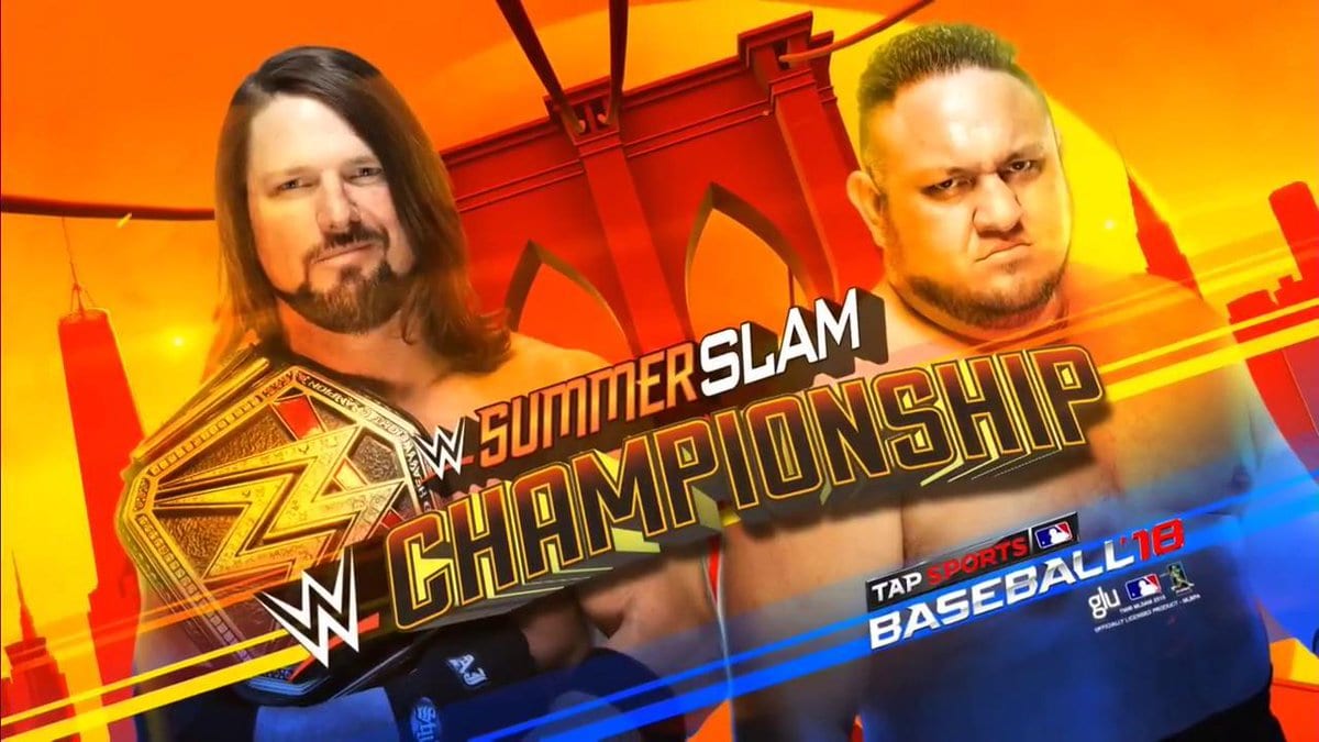 AJ Styles vs. Samoa Joe - SummerSlam 2018 (WWE Championship Match)