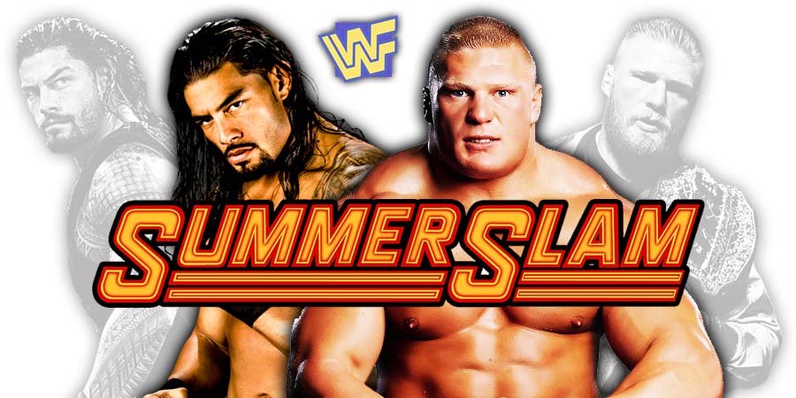 Brock Lesnar vs. Roman Reigns IV - SummerSlam 2018 Main Event (Universal Championship Match)