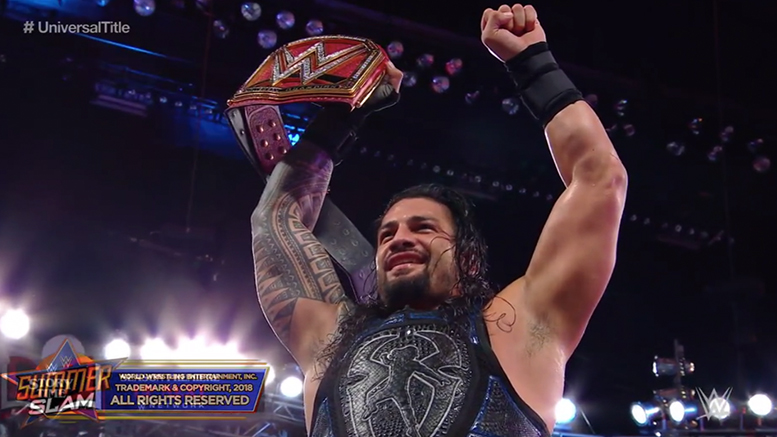 Roman Reigns Wins Universal Championship SummerSlam 2018