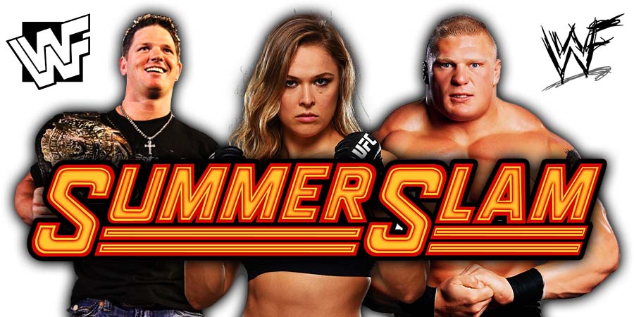 Ronda Rousey Brock Lesnar AJ Styles SumerSlam 2018