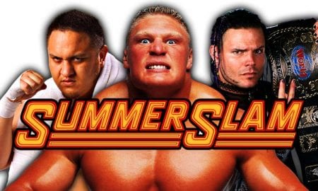 Samoa Joe Brock Lesnar Jeff Hardy SummerSlam 2018