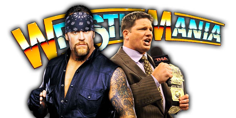 The Undertaker vs AJ Styles WrestleMania 36