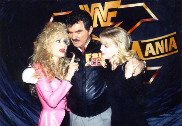 Burt Reynolds At WWF WrestleMania 10 1994