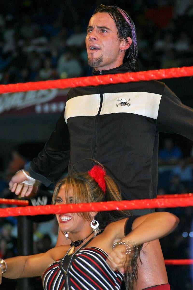 CM Punk Mickie James RAW Dark Match 2005