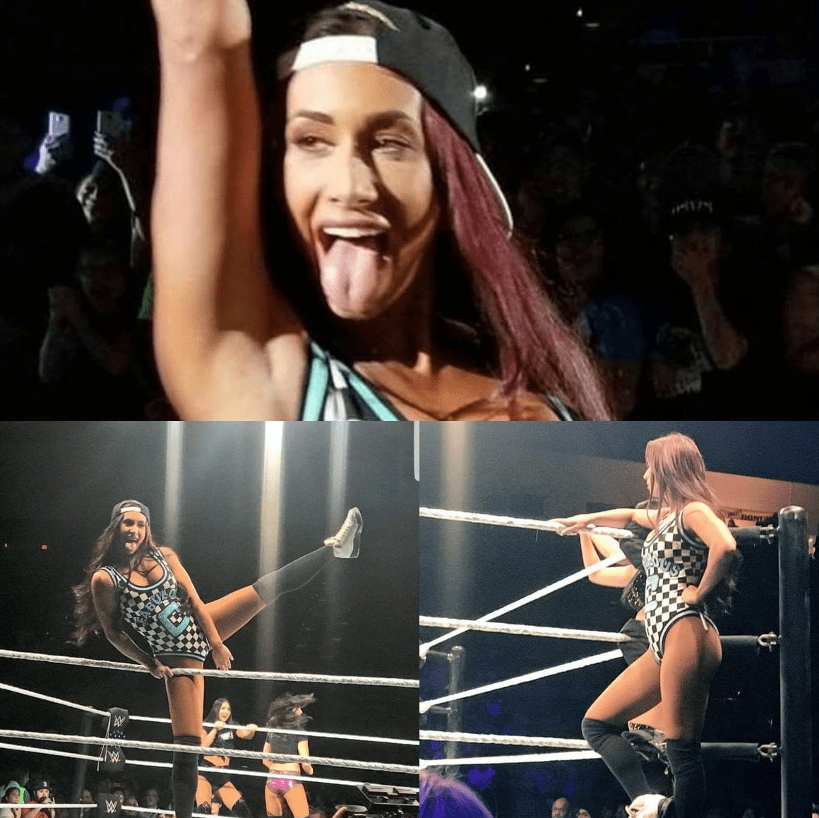 Carmella new hair color brunette 2018 WWE