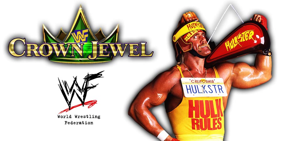 Hulk Hogan WWE Crown Jewel PPV Saudi Arabia 2018