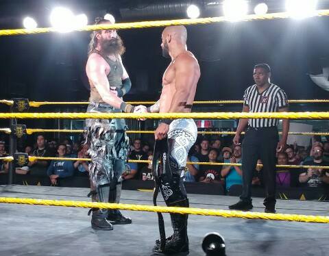 Luke Harper returns to NXT to face Ricochet for the NXT North American Championship