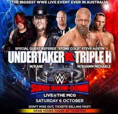 Rumor Killer On Stone Cold Steve Austin Being The Special Guest Referee For The Undertaker vs. Triple H Match At WWE Super Show-Down