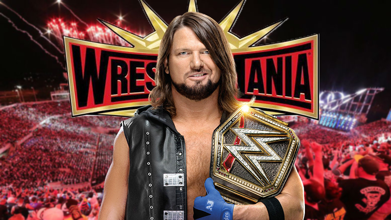 AJ Styles WWE Champion WrestleMania 35