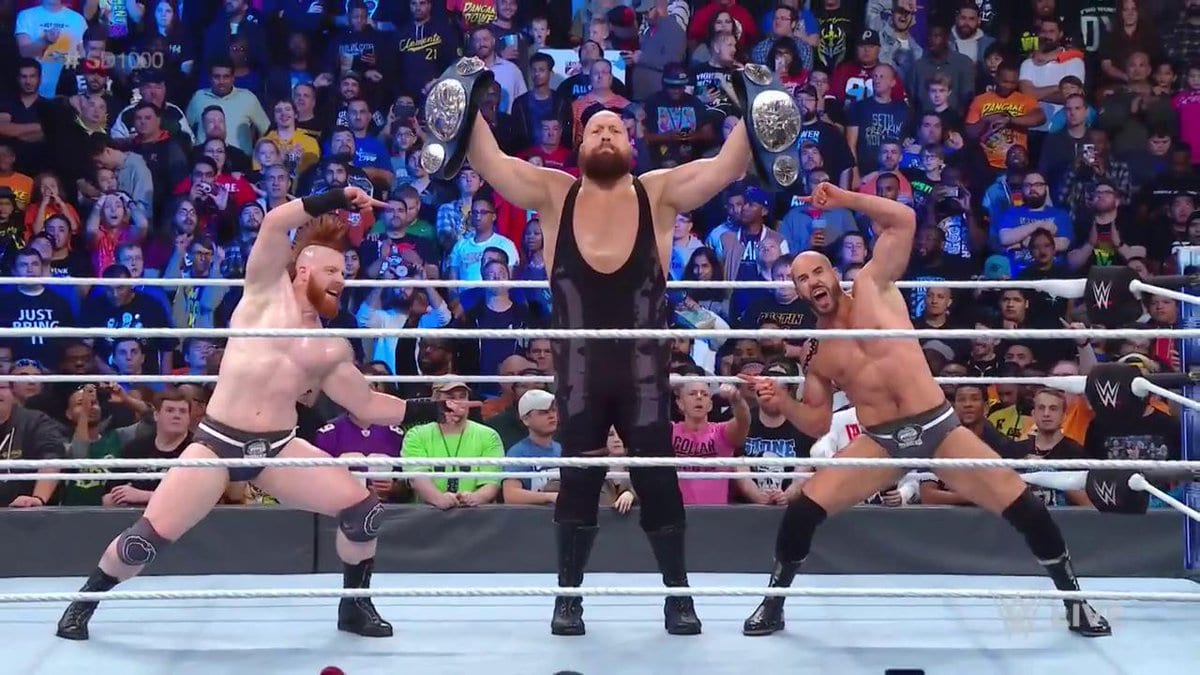 Big Show Sheamus Cesaro SmackDown Tag Team Champions SmackDown 1000