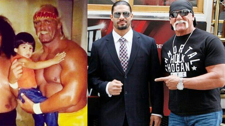 Hulk Hogan Roman Reigns Then & Now
