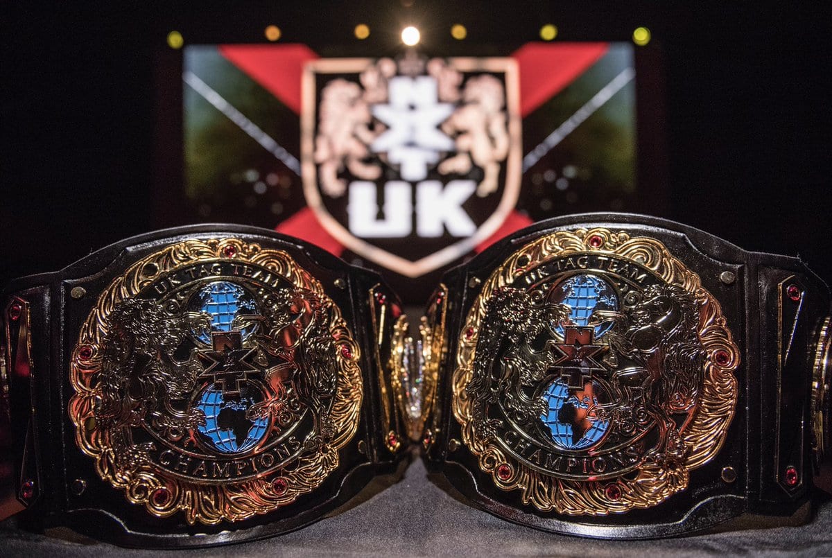 NXT UK Tag Team Championship Belts WWE 2018