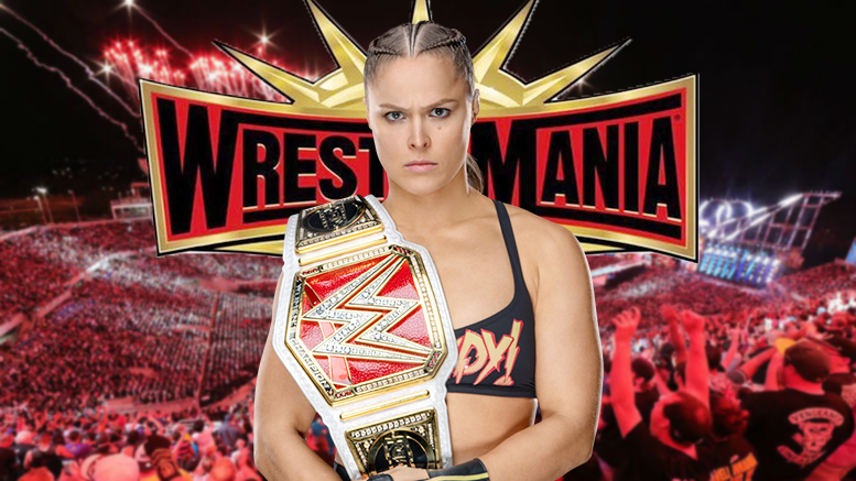 Ronda Rousey RAW Women's Champion WrestleMania 35