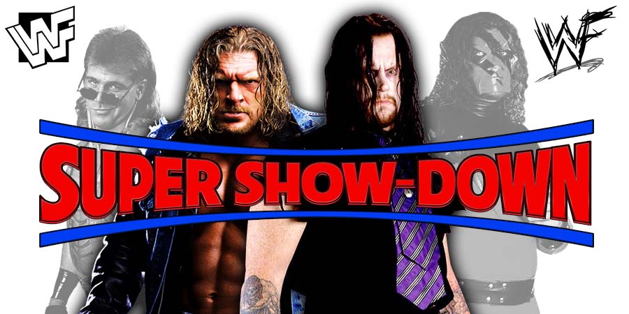 The Undertaker Triple H Kane Shawn Michaels WWE Super Show-Down 2018 Result