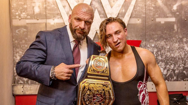Triple H Pete Dunne WWE United Kingdom Champion