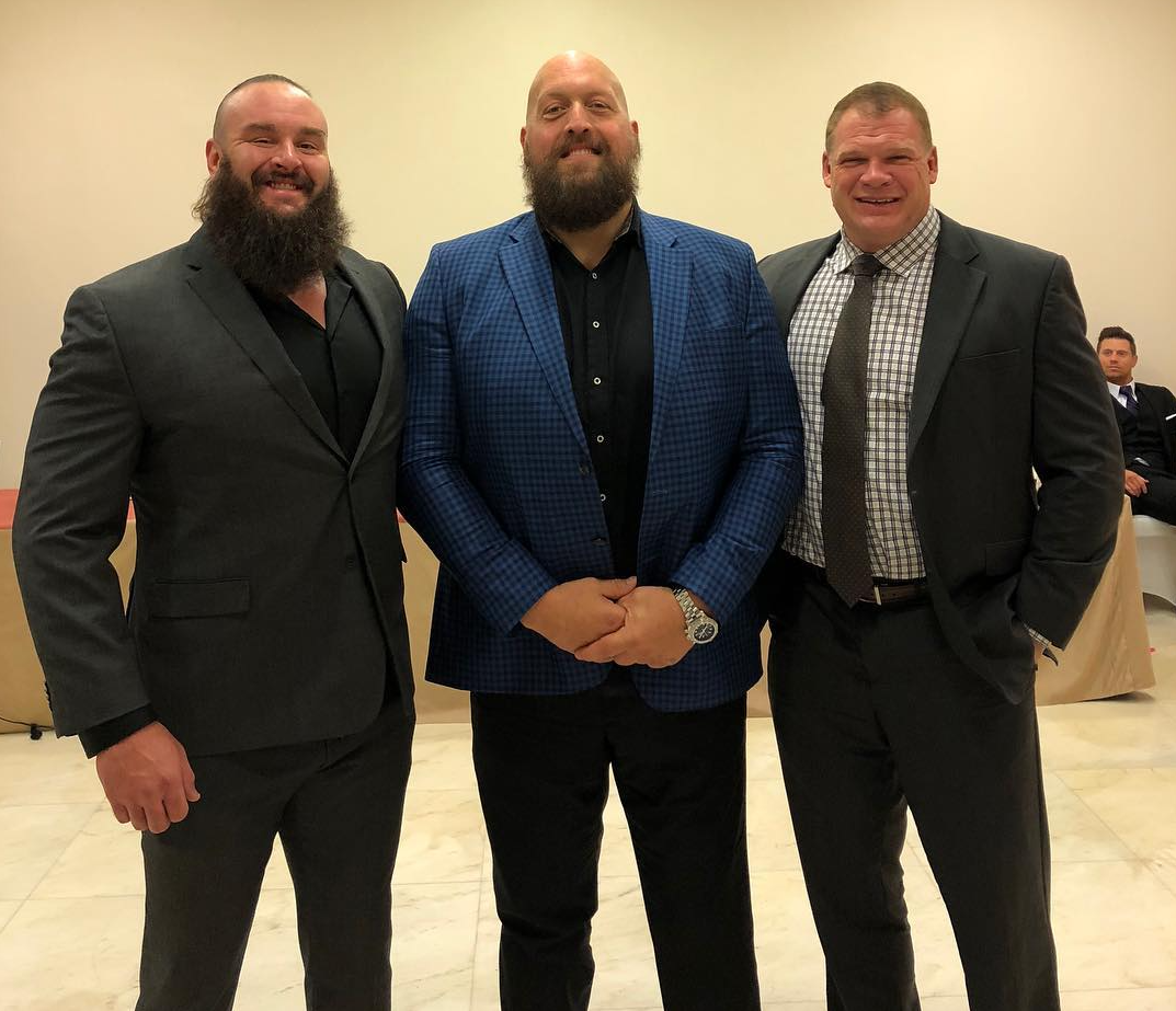 Braun Strowman The Big Show Kane In Saudi Arabia for WWE Crown Jewel 2018