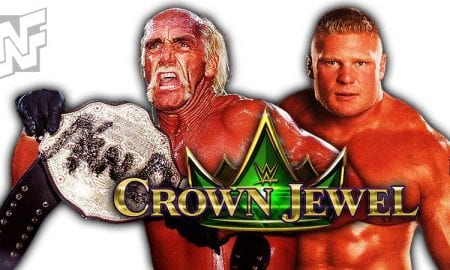 Hulk Hogan Brock Lesnar WWE Crown Jewel