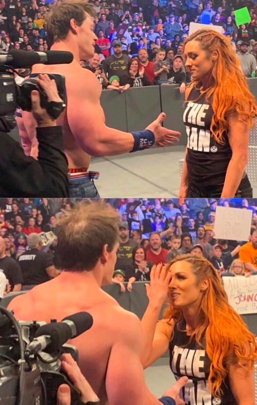Becky Lynch Mocks John Cena WWE SmackDown 2019
