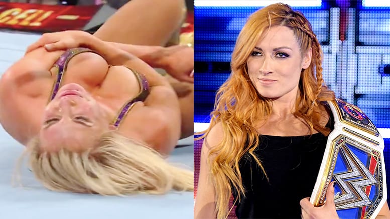 Becky Lynch Takes A Shot At Charlotte Flair's Implants, Charlotte Fire...