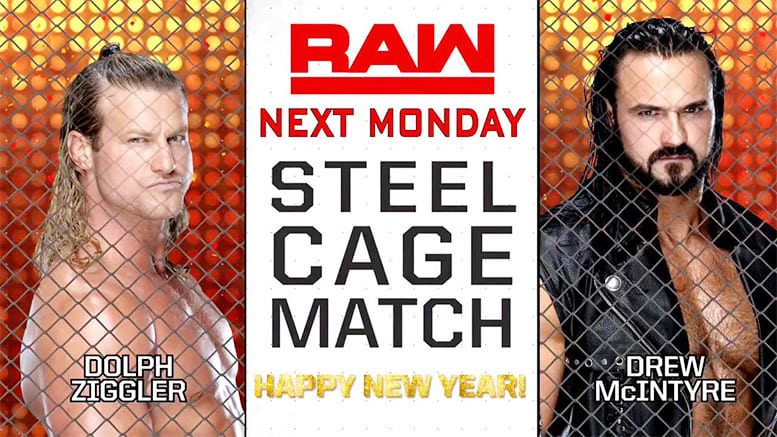 Drew McIntyre vs. Dolph Ziggler - Steel Cage Match (WWE RAW 2018)