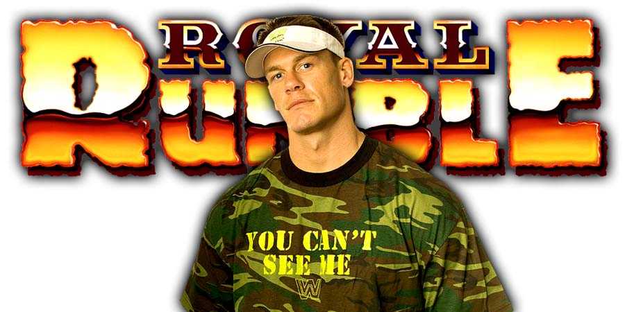 John Cena Royal Rumble 2019