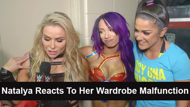 2018 Flashback: Natalya Suffers Wardrobe Malfunction At WrestleMania 34.