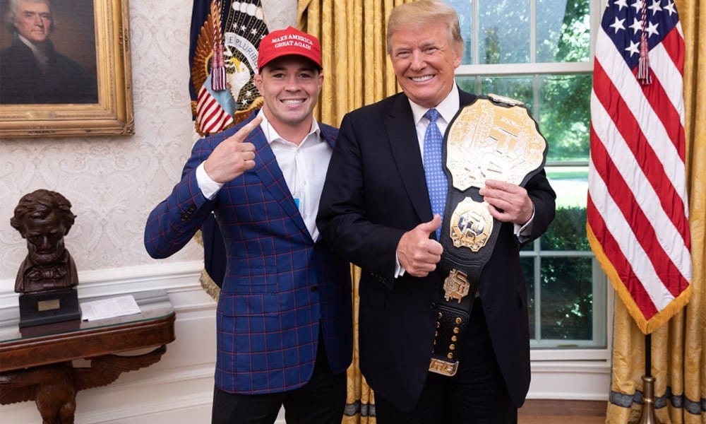 Colby Covington with Donald Trump