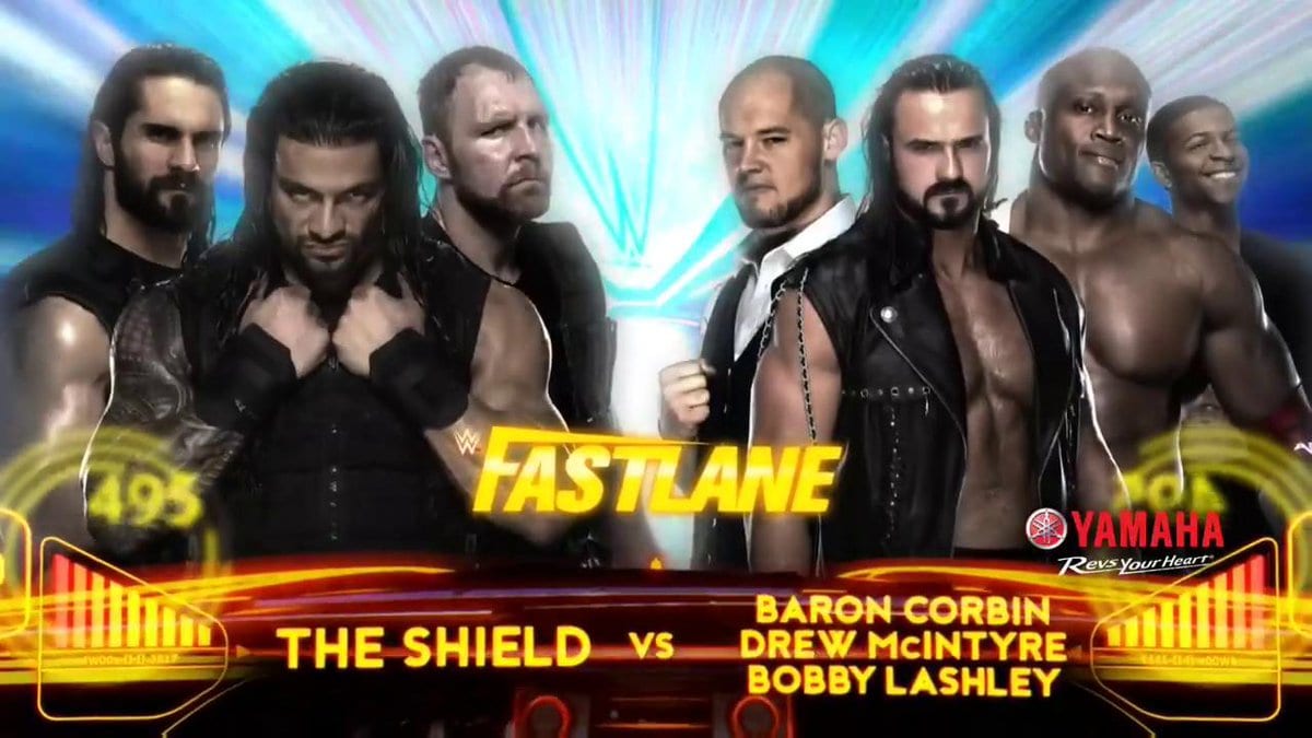 The Shield vs. Drew McIntyre, Bobby Lashley & Baron Corbin - FastLane 2019