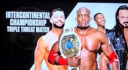 WWE Spoils Bobby Lashley defeating Finn Balor for the Intercontinental Championship