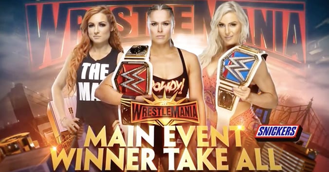 Ronda Rousey vs. Charlotte Flair vs. Becky Lynch - WrestleMania 35 (Winner Takes All)