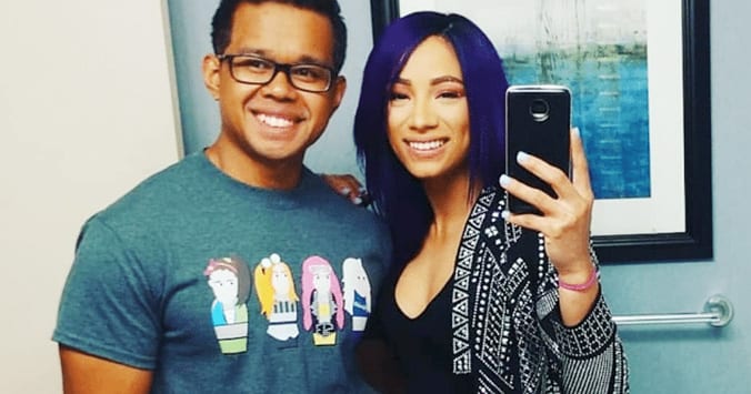 Sasha Banks and her husband Sarath Ton