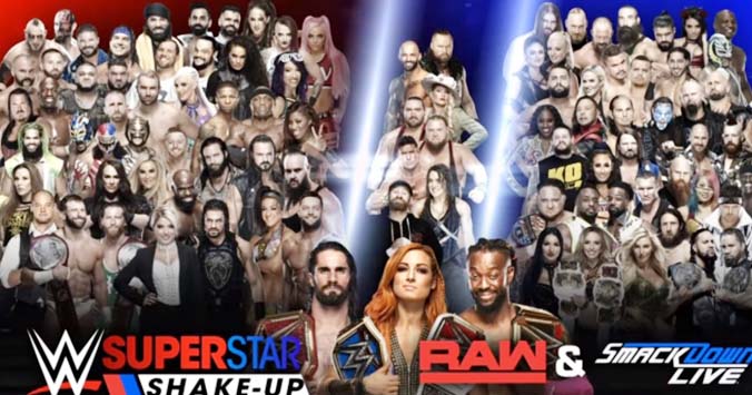 WWE Superstar Shake-Up 2019 Poster