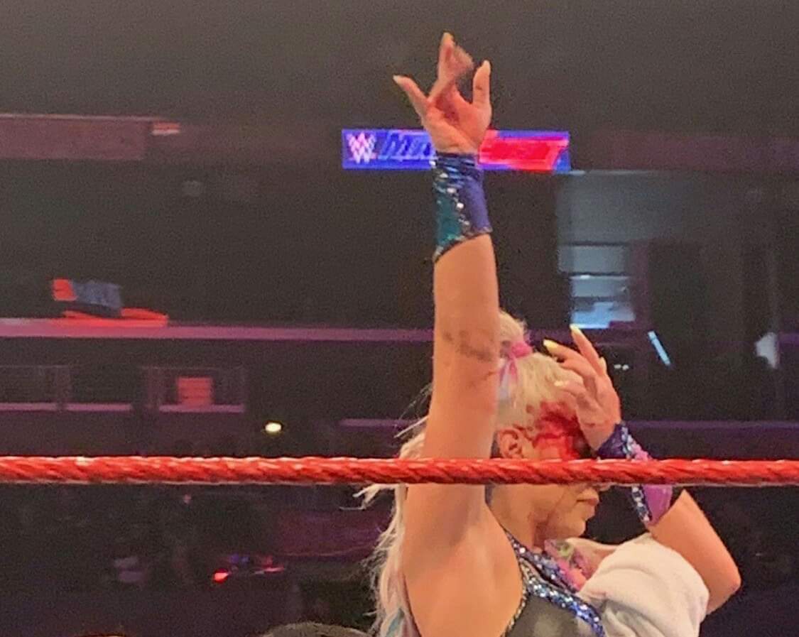 Dana Brooke busted open on WWE Main Event 2019