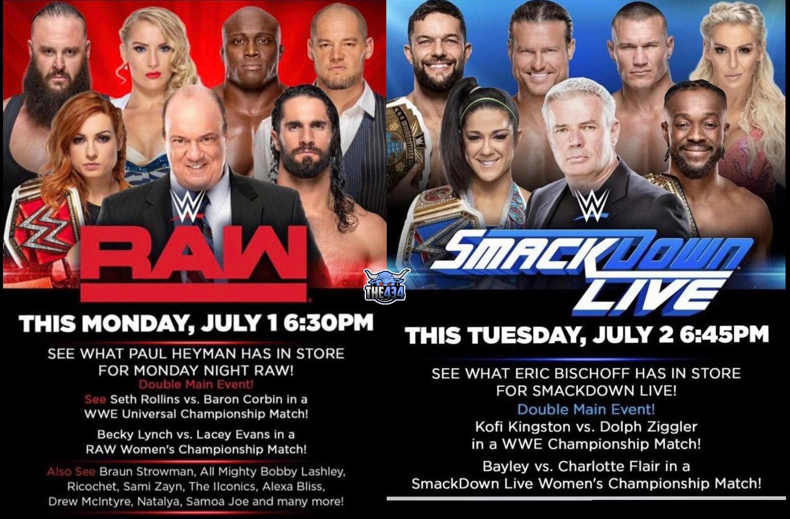 Paul Heyman and Eric Bischoff Being Advertised To Appear On RAW & SmackDown