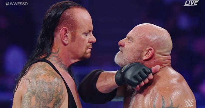 Undertaker & Goldberg Involved In A Verbal Argument After WWE Super ShowDown