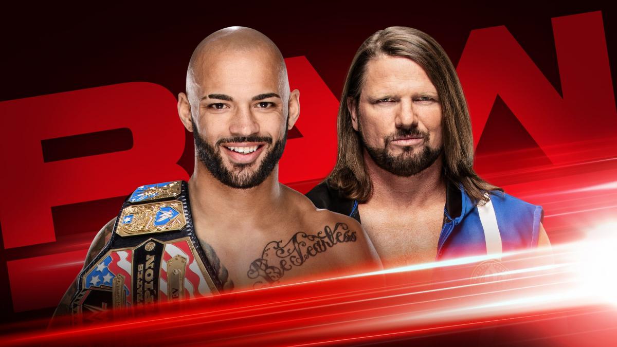 United States Champion Ricochet vs. AJ Styles