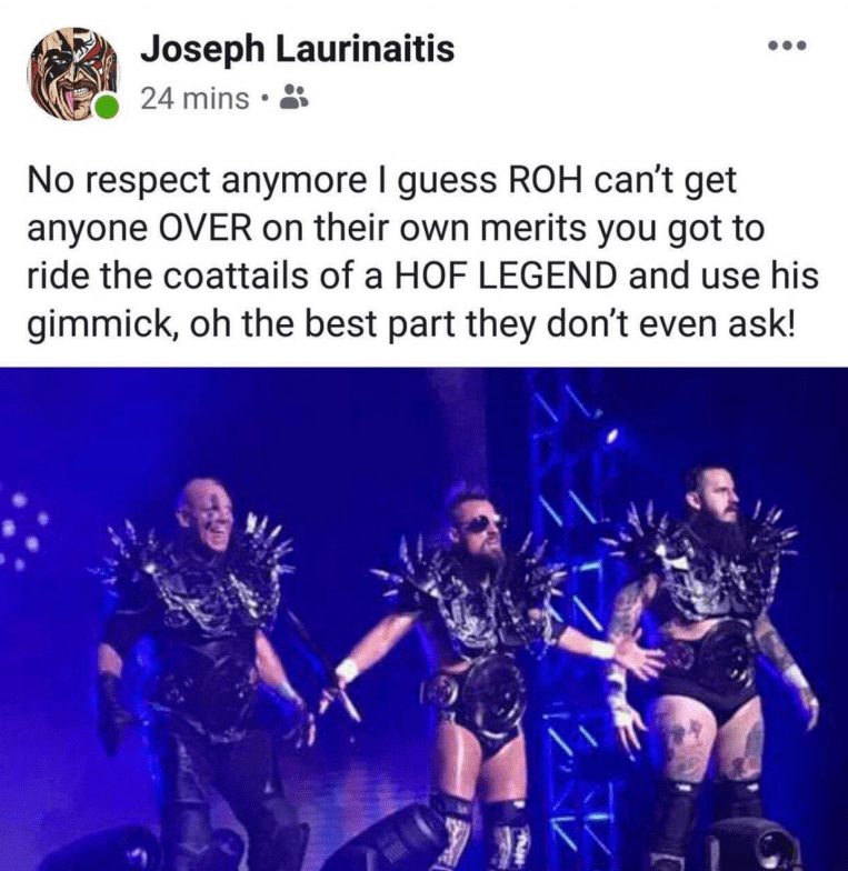 WWE Hall Of Famer Road Warrior Animal Not Happy About ROH Wrestlers Stealing His Gimmick