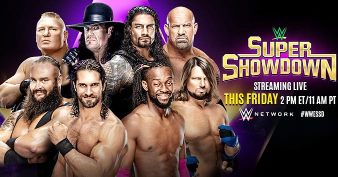 WWE Super ShowDown 2019 Official WWE Poster