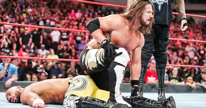 AJ Styles Turns Heel On Ricochet On WWE RAW 2019