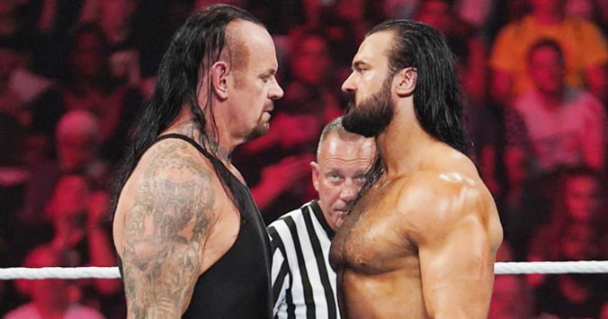 Drew McIntyre The Undertaker Face To Face WWE Extreme Rules 2019