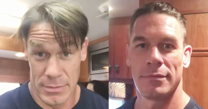 john cena hair loss