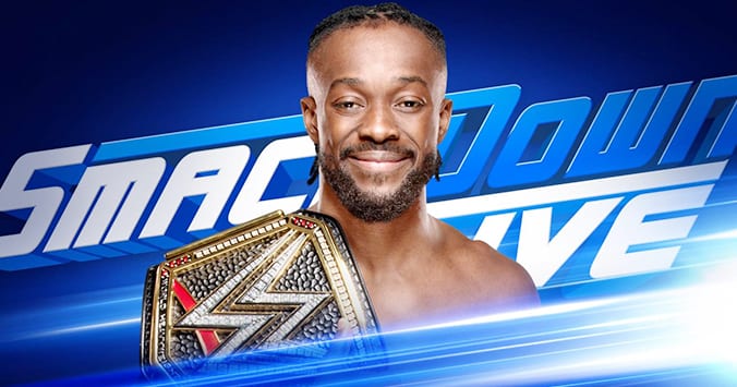 Kofi Kingston WWE Champion SmackDown Graphic