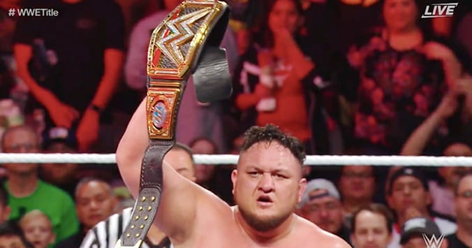 Samoa Joe Wins The WWE Championship